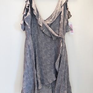 Lucy Love Leopard wrap dress